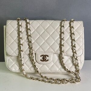 Chanel Jumbo Quilted Lambskin Flap Bag